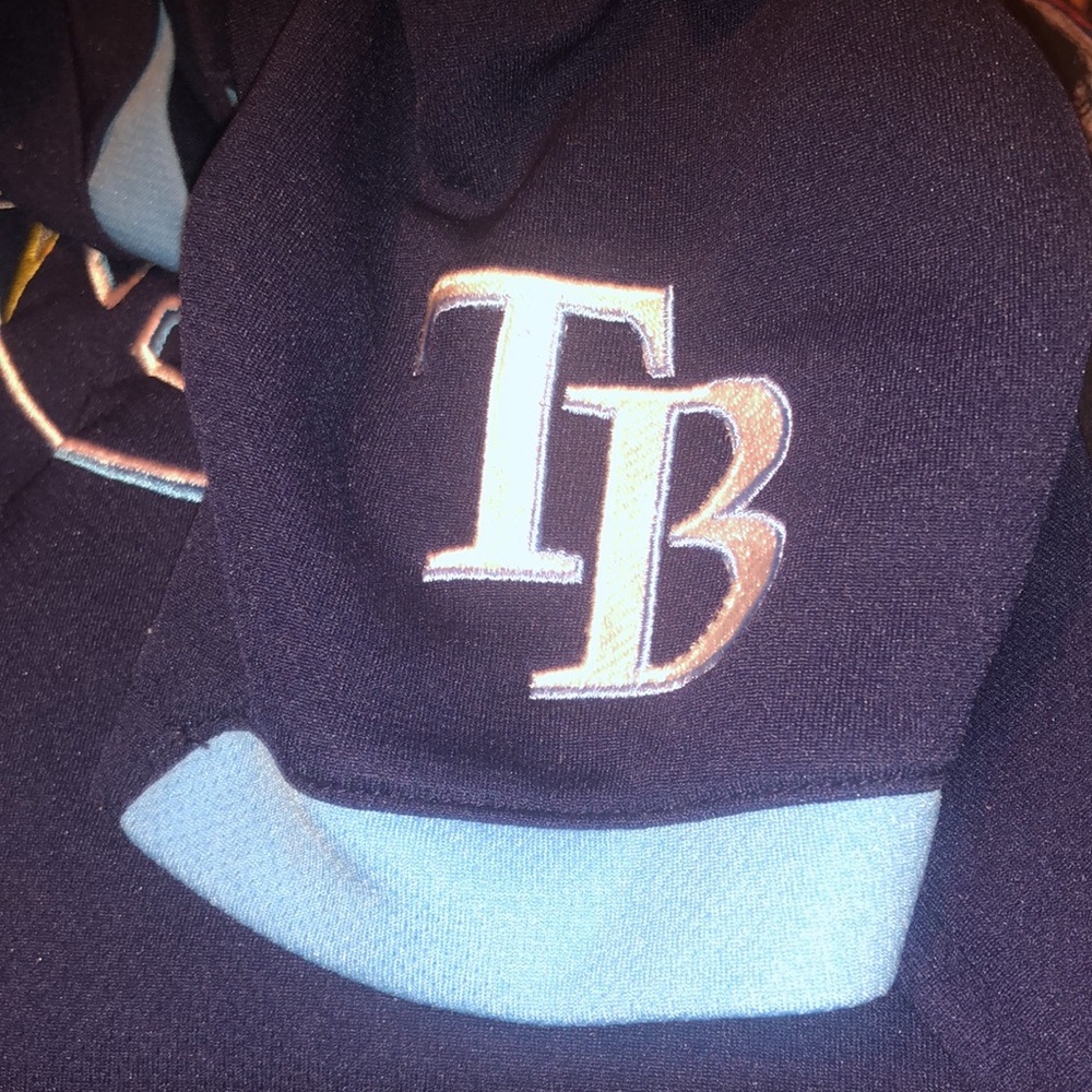 Tampa Bay Rays Boys 8 Warmup Jersey Majestic - Picture 5 of 6